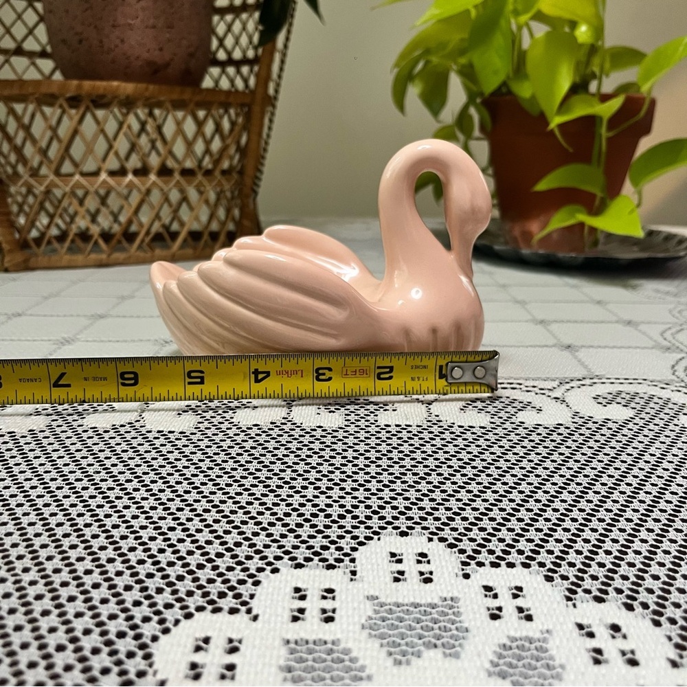 Blush Swan Figurine Bowl – Cottagecore - Picture 5 of 5